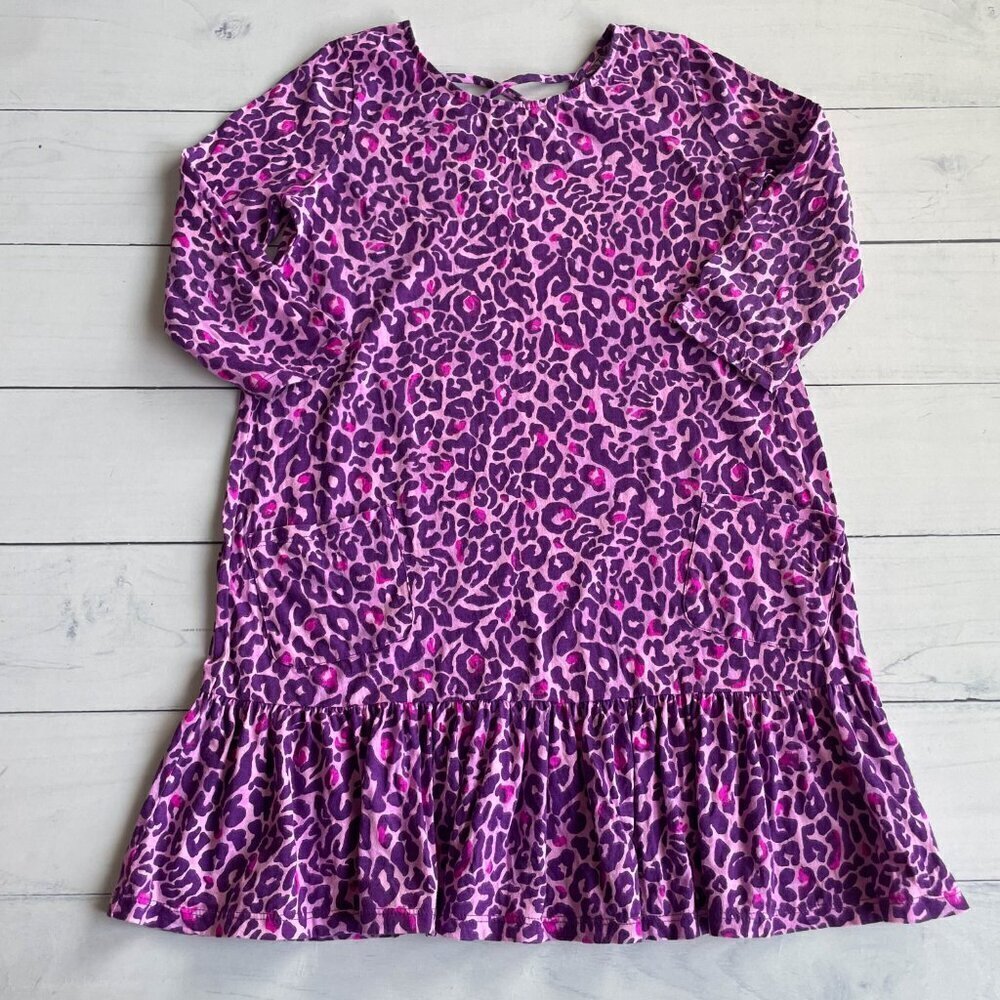 Lilly Pulitzer Purple Berry Leopard Animal Print Jena‎ Dress - Size XL (12/14) - Picture 2 of 8